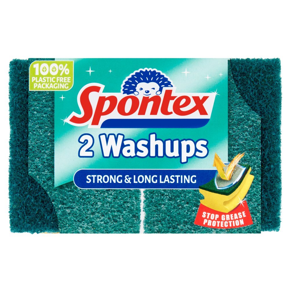 Spontex Easy Sponge Scourers x2